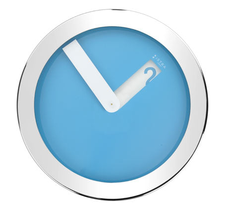 Sky Blue Mod Wall Clock