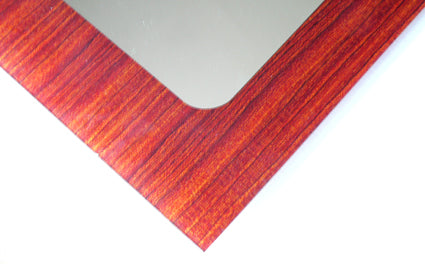 Wood Veneer Glass Mirror