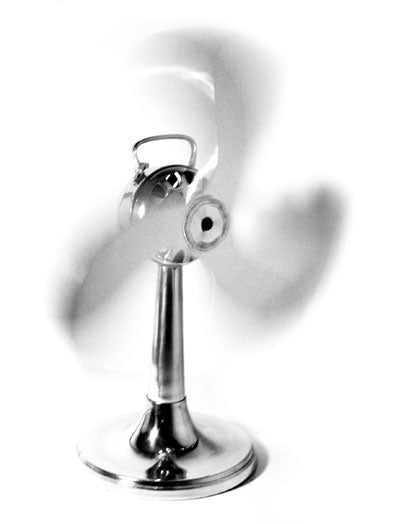 Aluminium Large Table Fan Art