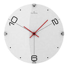 10, 2, 6 Domed Glass Wall Clock