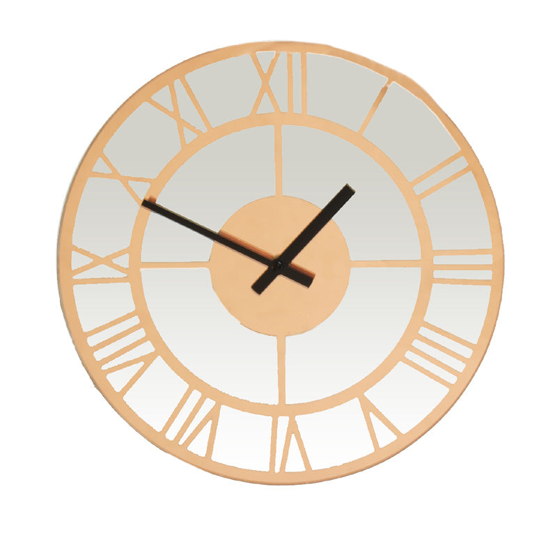 Fabulous Copper Design Wall Clock With Roman Dial