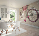 Enjoy The Ride Bicycle Wall Mural