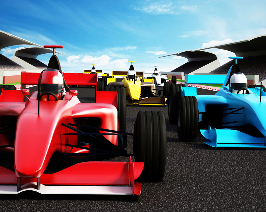 Racers Wall Mural