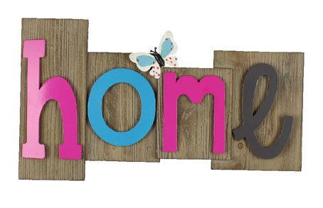 Contemporary Home Wood and Metal Wall Art