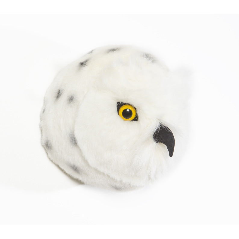 Chloe Snow Owl Hanging Animal Head