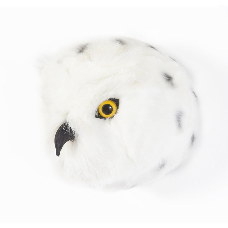 Chloe Snow Owl Hanging Animal Head