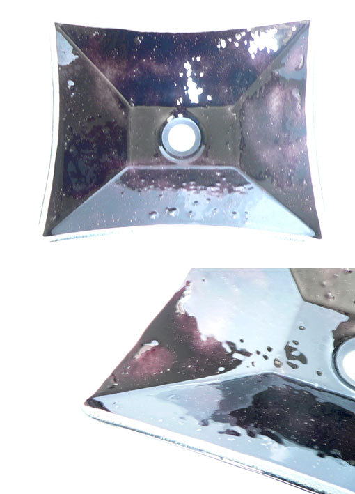 Stunning Handmade Fusion Glass Basin