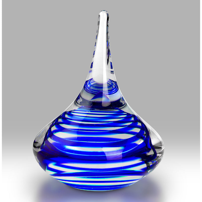 Blue Vortex Hand Made Paperweight
