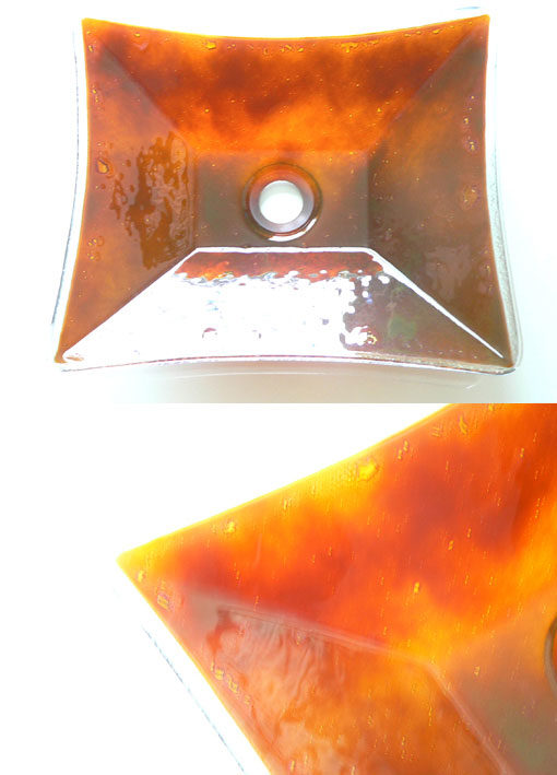 Stunning Handmade Fusion Glass Basin