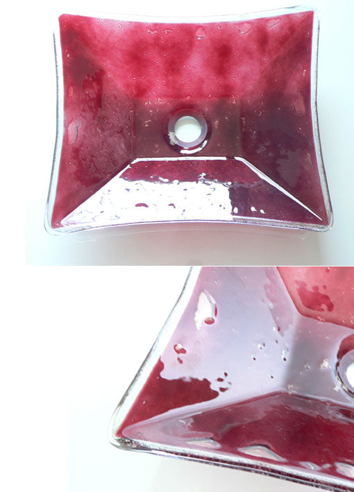 Stunning Handmade Fusion Glass Basin