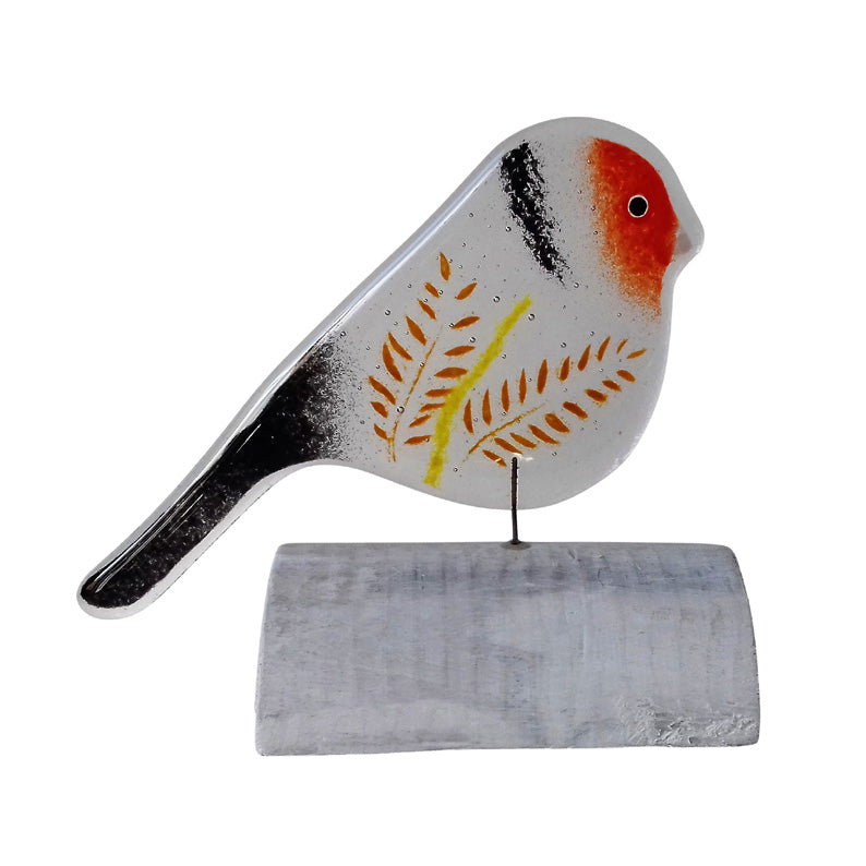 Glorious Gold Finch Glass Art