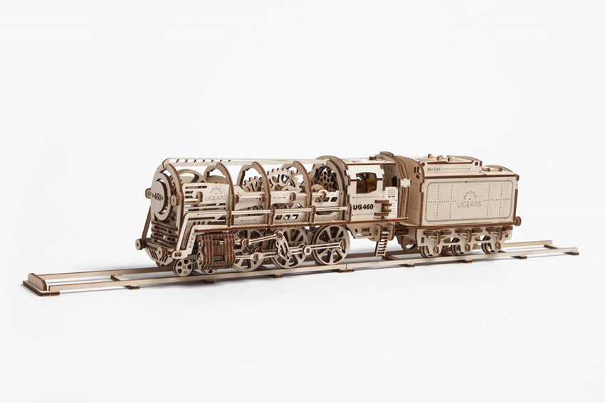 Steam Locomotive - Build Your Own Moving Model By Ugears