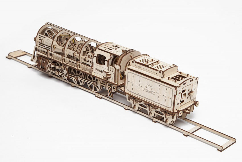 Steam Locomotive - Build Your Own Moving Model By Ugears
