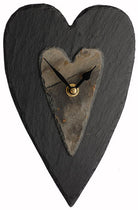 Heart Of Dark And Light Wall Clock