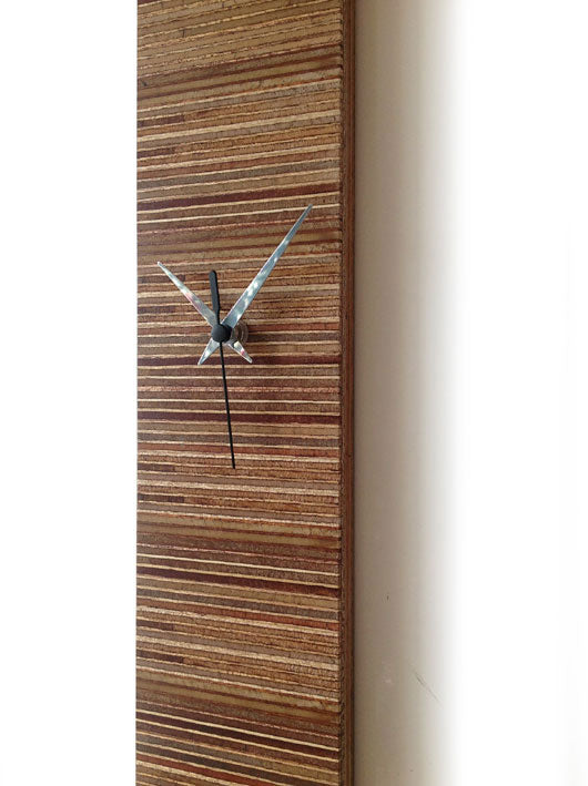Meranti Layers Wood Wall Clock