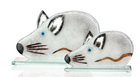 Fused Glass Mouse