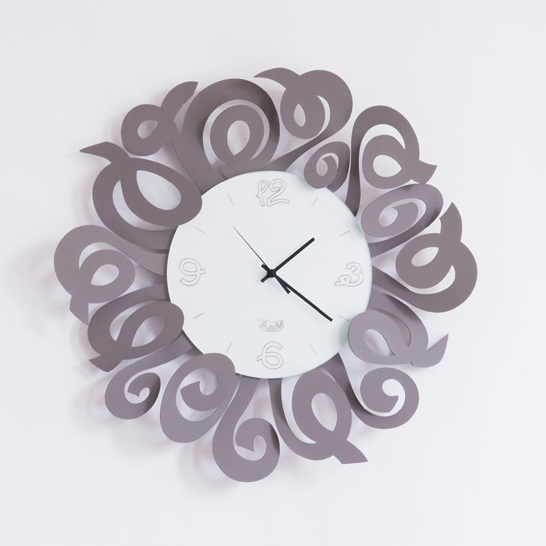 Nastri Arti and Mestieri Clock In Chocolate