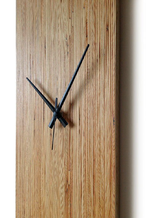 Large Pine Wood Wall Clock