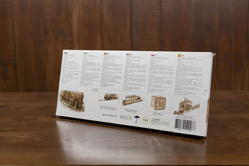 Rails And Crossing - Build Your Own Working Model By Ugears