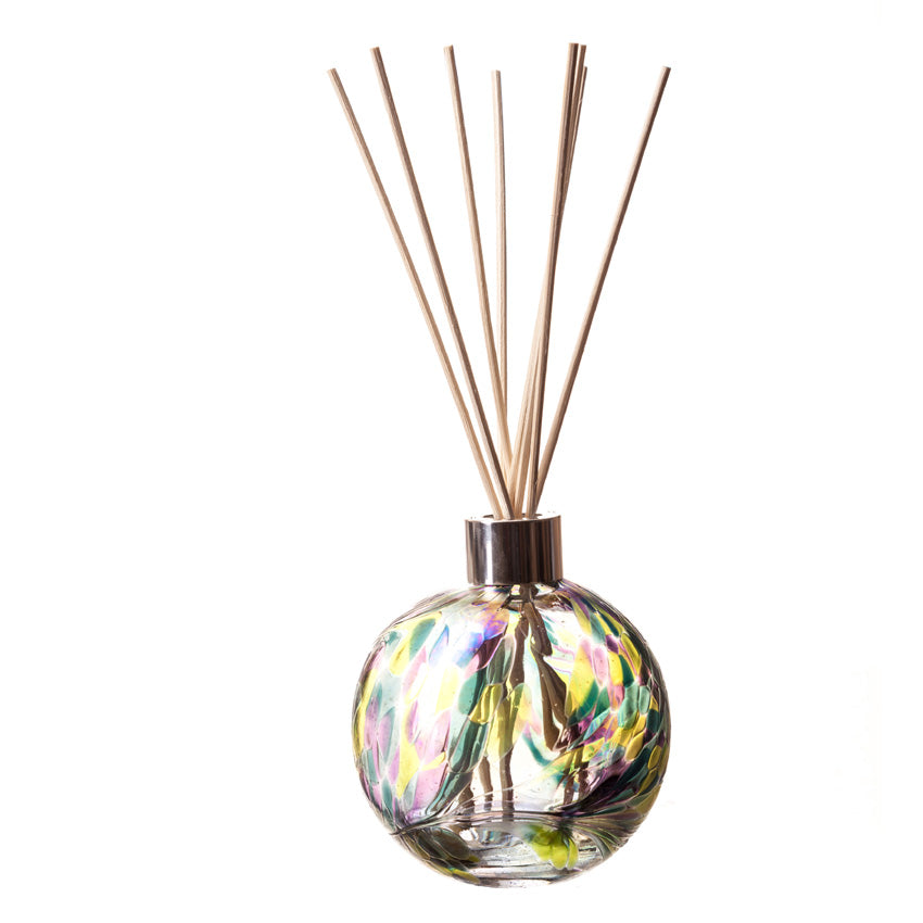 Reed Diffuser In Purple, Teal And Lime Green