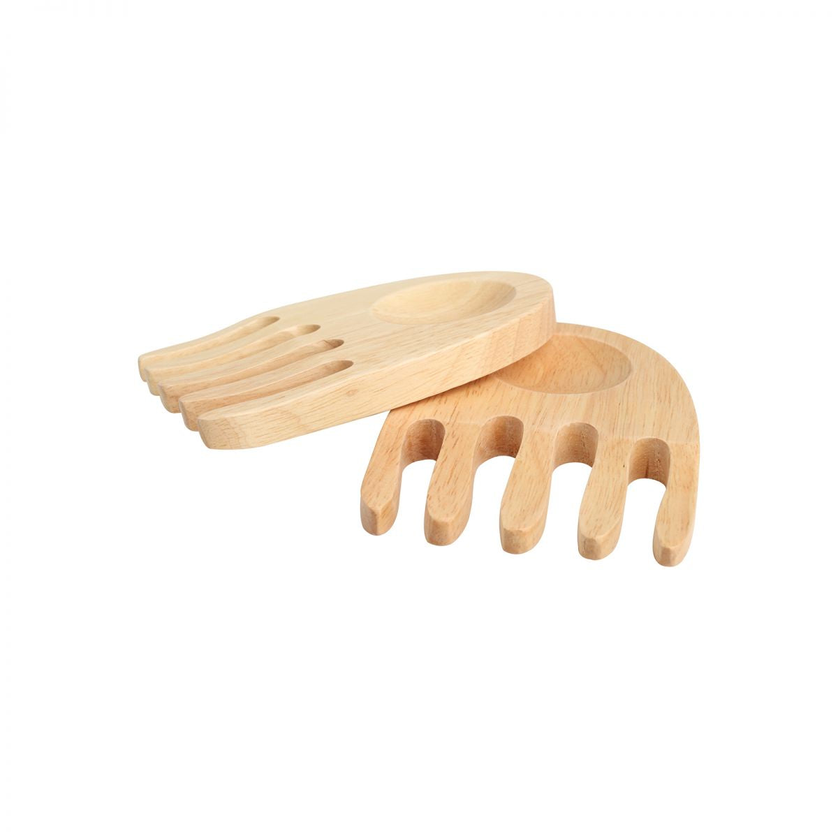 Large Hevea Wood Salad Hands