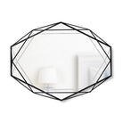 Contemporary Prism Mirror In Black By Umbra