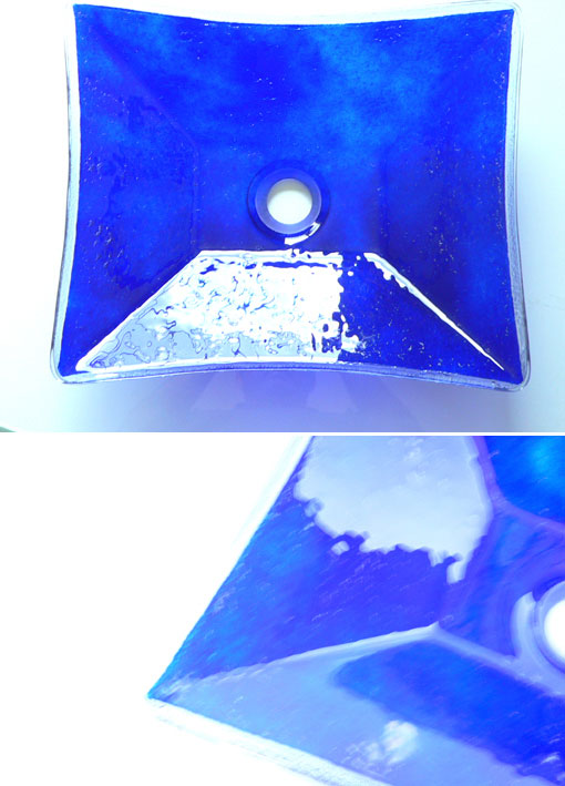 Stunning Handmade Fusion Glass Basin