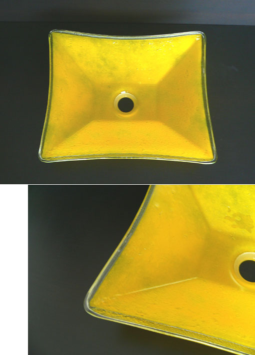 Stunning Handmade Fusion Glass Basin