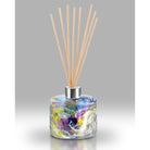 Swirls of Purple, Blue and Yellow Handmade Glass Diffuser