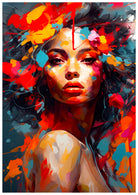 Bronzed Beauty Graffiti Style Art Print 3