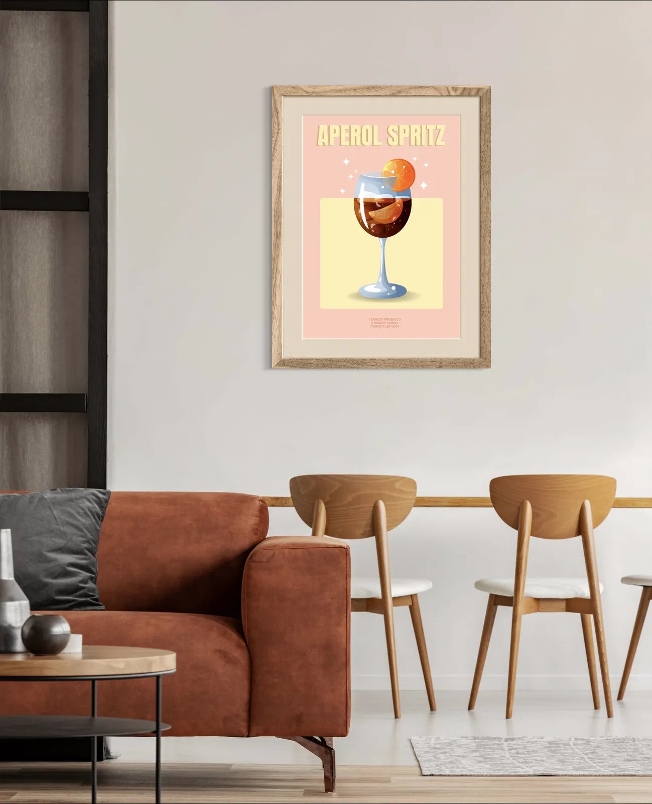 Aperol Spritz Cocktail Art Print 2