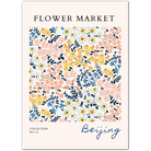 Beijing Blossom Cascade – Playful Floral Art in Multi Pastels