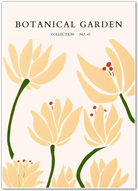 Golden Poppy Dance – Vibrant Botanical Art Print
