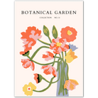 Coral Bloom Cutout Art Print