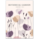 Dusky Petals – Mauve Meadow Bloom Print