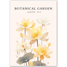Golden Lotus – Tranquil Water Garden Art Print