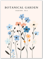 Soft Meadow Whispers Botanical Print