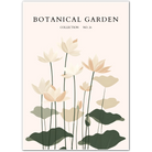 Tranquil Lotus Garden Botanical Poster