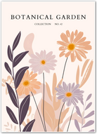 Dusky Daisies Botanical Illustration