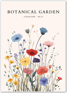 Watercolour Tulip Elegance Botanical Print