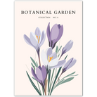 Graceful Crocus Flower Wall Art – Soft Pastels & Spring Charm