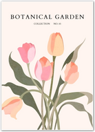 Sunwashed Tulips – Textured Spring Floral Print