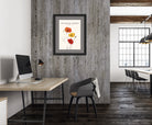 Bold Trio Poppy Print – Vibrant Wildflowers on Warm Off-White