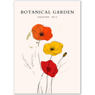 Bold Trio Poppy Print – Vibrant Wildflowers on Warm Off-White