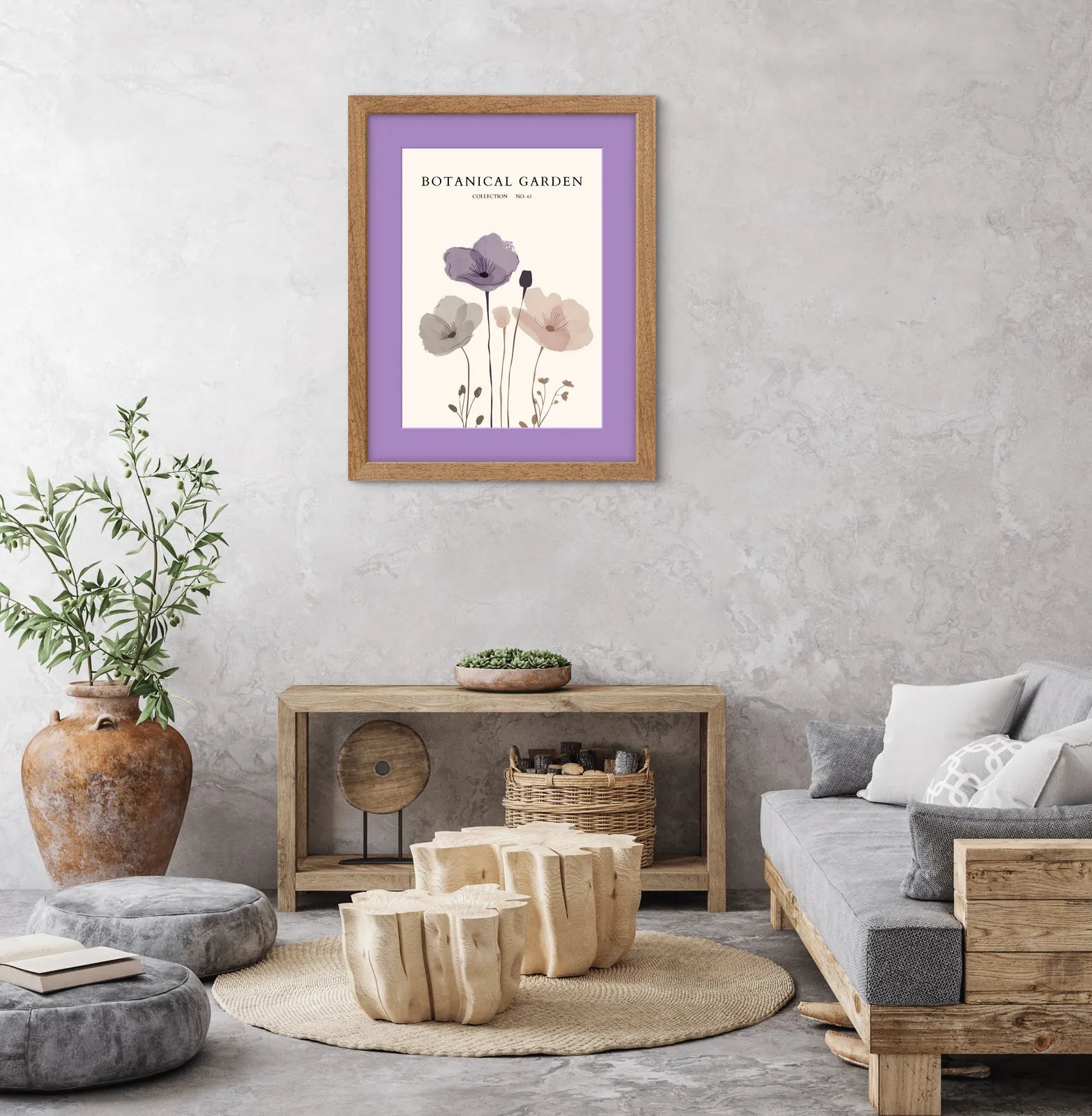 Soft Whisper Poppy Print – Subtle Watercolour Blooms in Neutral Hues