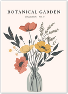 Poised Poppies in Still Life – Bold Botanical Elegance