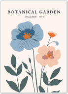 Contrast in Bloom – Bold Garden Flower Art Print
