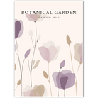 Dusky Petal Drift – Soft Mauve Bloom Art Print