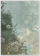 Dandelion Drift – Vintage Botanical Wall Art in Cool Hues