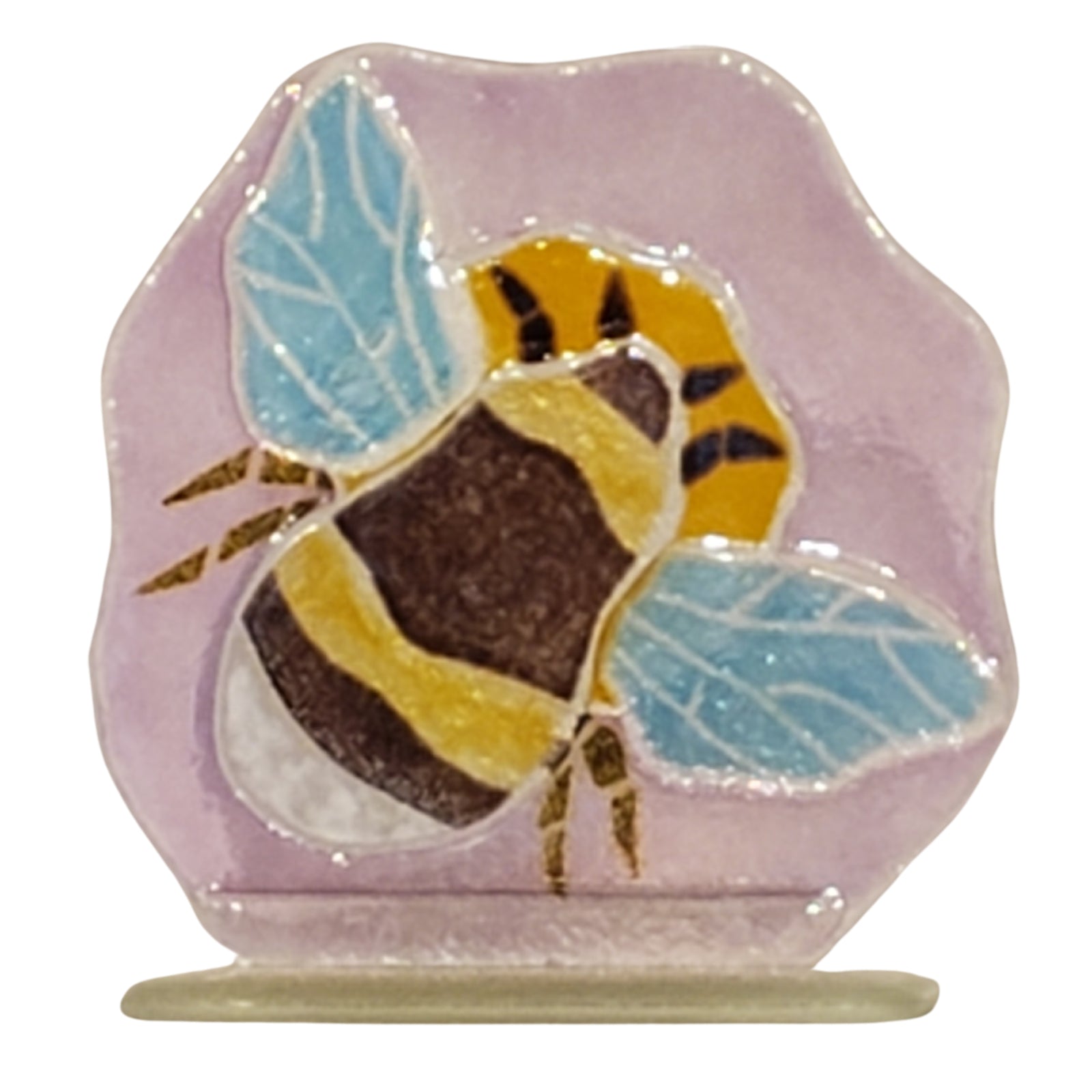 Gorgeous Bumblebee Handcrafted Glass Ornament